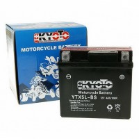 Baterie KYOTO 12V 4Ah YTX5L-BS (dodáváno s kyselinovou náplní)